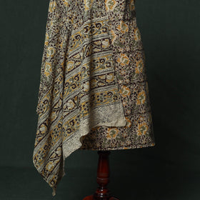 Natural dyed block print cotton pedana kalamkari 2pc