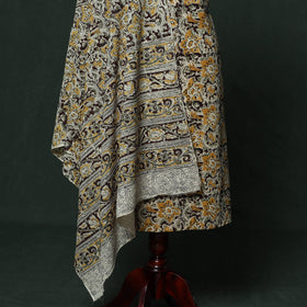 Natural dyed block print cotton pedana kalamkari 2pc