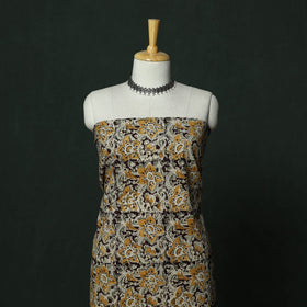 Natural dyed block print cotton pedana kalamkari 2pc