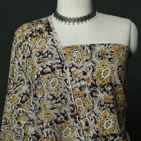 Natural dyed block print cotton pedana kalamkari 2pc