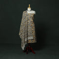 Natural dyed block print cotton pedana kalamkari 2pc