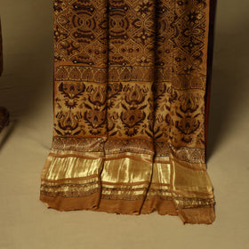 Natural dyed modal silk bagru 2pc unstitched dress material