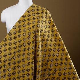 Natural dyed cotton hand pipad fabric 01 - handcrafted