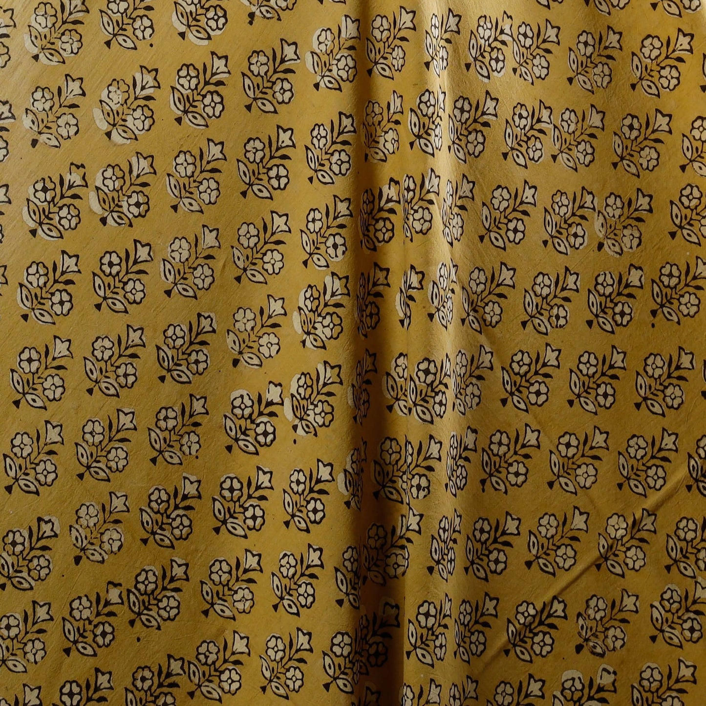 Natural dyed cotton hand pipad fabric 07 - handcrafted