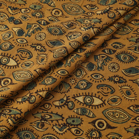 Natural dyed cotton kutch hand block ajrakh print fabric 18