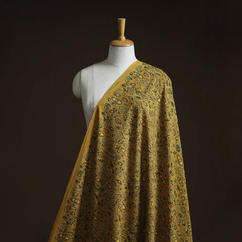 Natural dyed cotton kutch hand block ajrakh print fabric 18