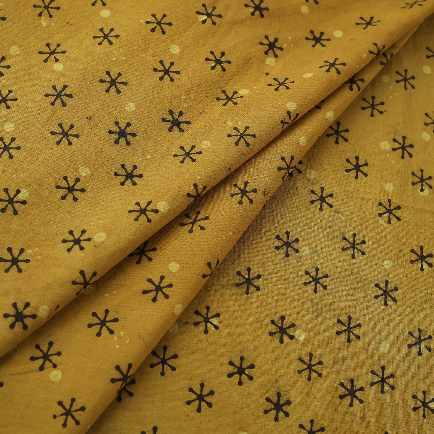 Natural dyed cotton kutch hand block ajrakh print fabric 37