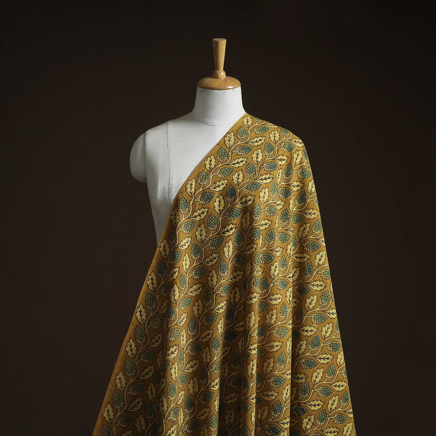 Natural dyed cotton kutch hand block ajrakh print fabric 47