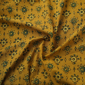 Natural dyed cotton kutch hand block ajrakh print fabric 49