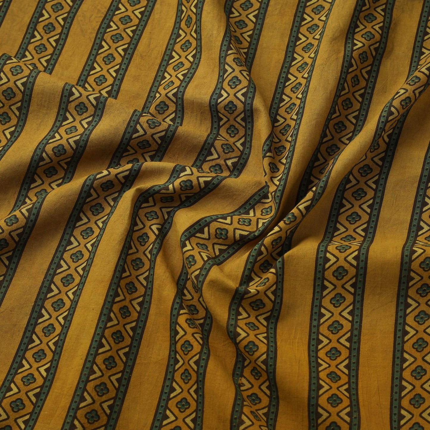 Natural dyed cotton kutch hand block ajrakh print fabric 62