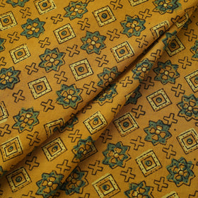 Natural dyed cotton kutch hand block ajrakh print fabric 63