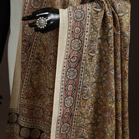 Natural dyed cotton pedana kalamkari dupatta 03