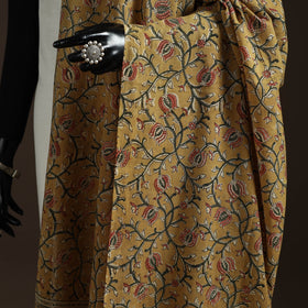 Natural dyed cotton pedana kalamkari dupatta 24