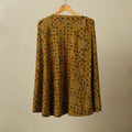 Yellow - cotton wrap around skirt 35 - handcrafted
