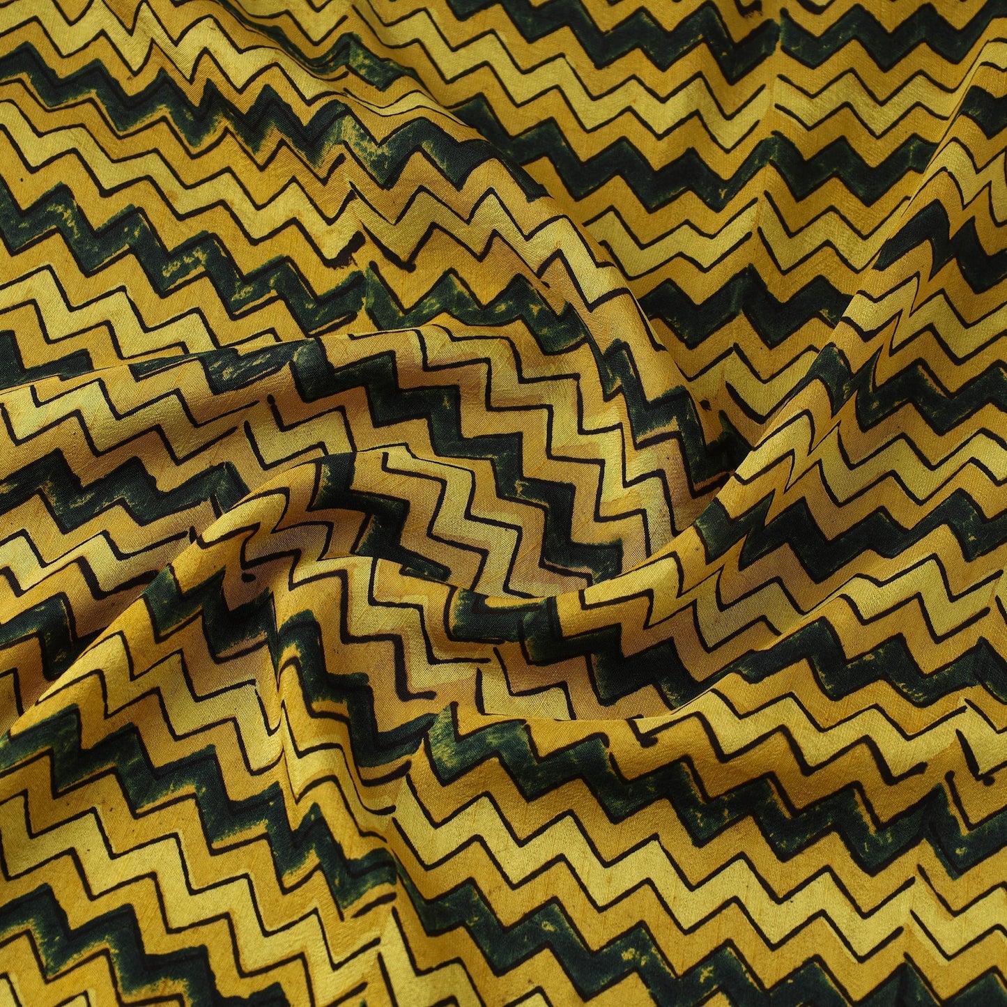 Natural dyed dola silk hand fabric 63 - handcrafted