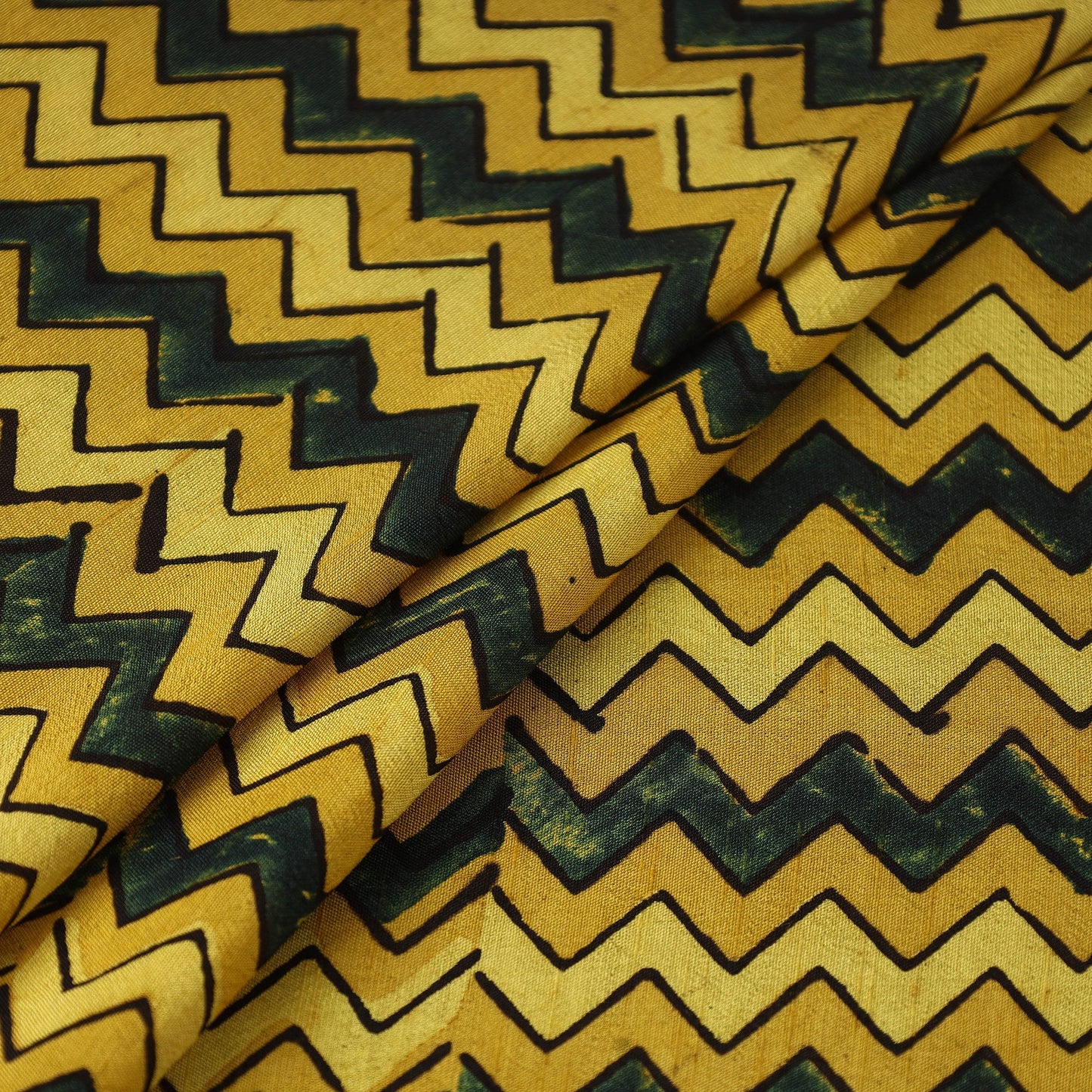 Natural dyed dola silk hand fabric 63 - handcrafted