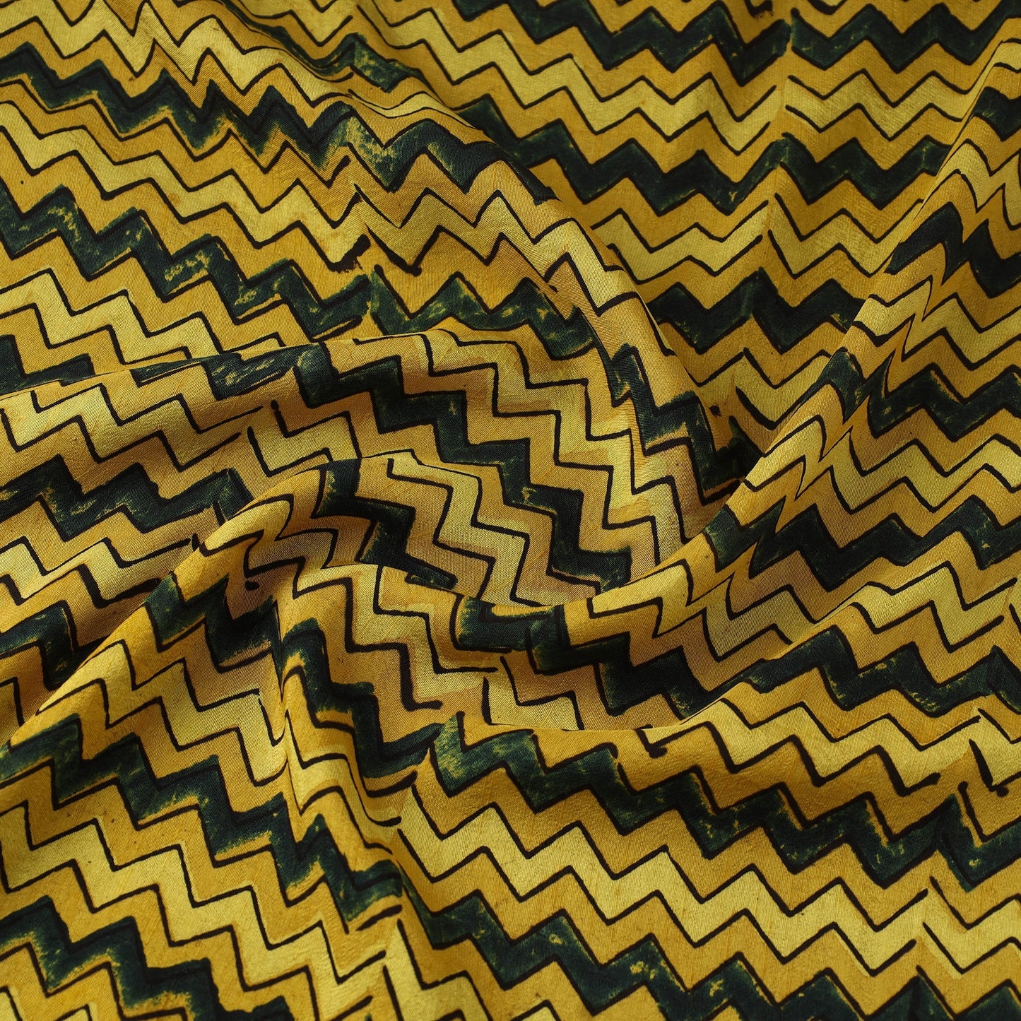 Natural dyed dola silk hand fabric 63 - handcrafted