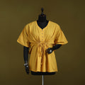 Natural dyed hand akola cotton short kaftan 41 - handcrafted