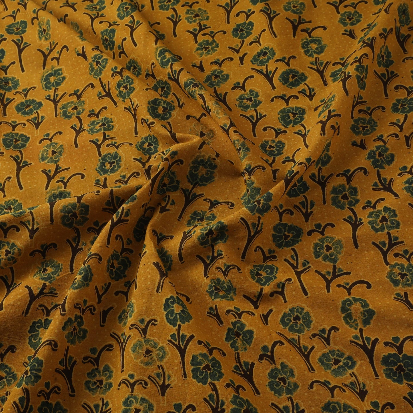 Natural dyed hand cotton fabric 16 - handcrafted