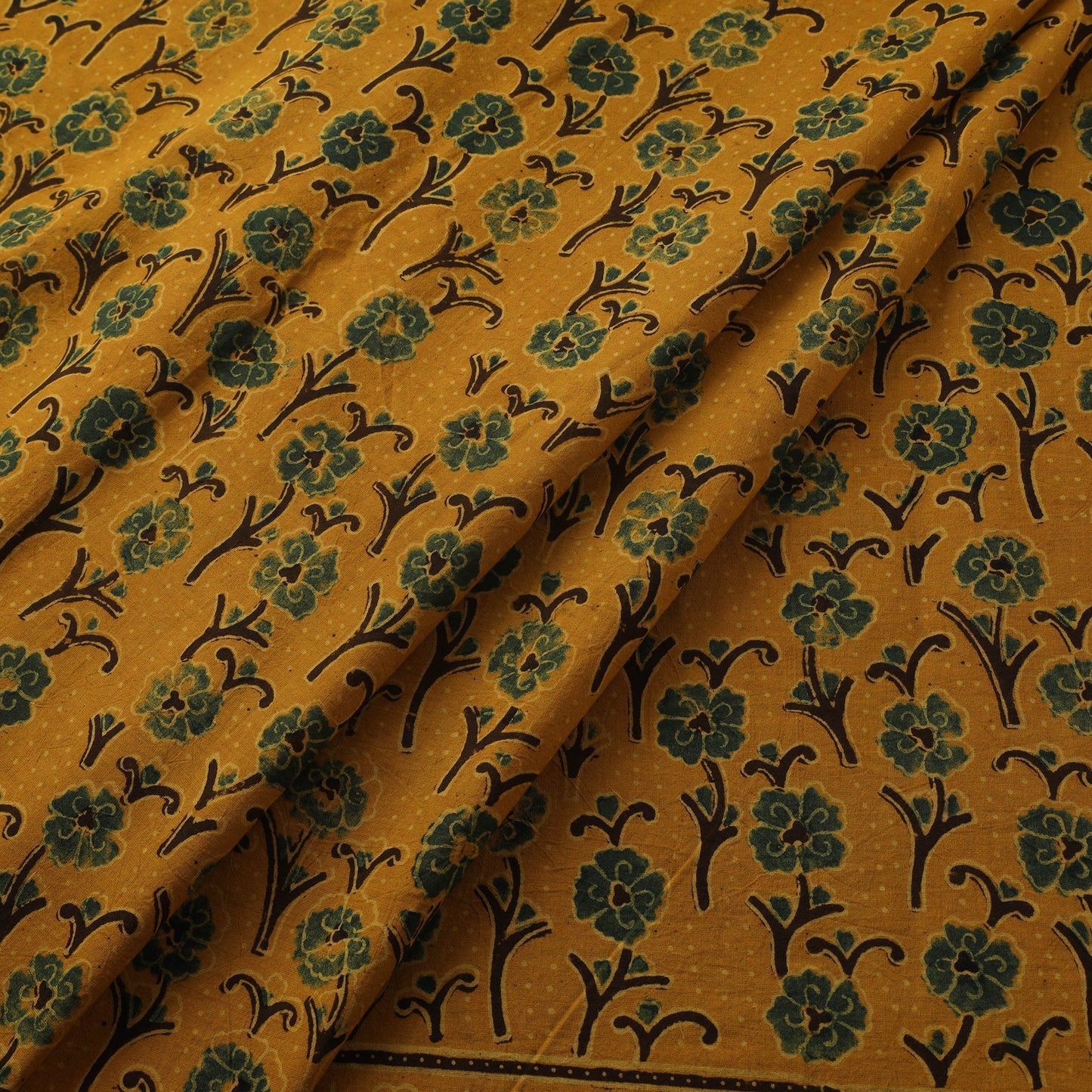 Natural dyed hand cotton fabric 16 - handcrafted