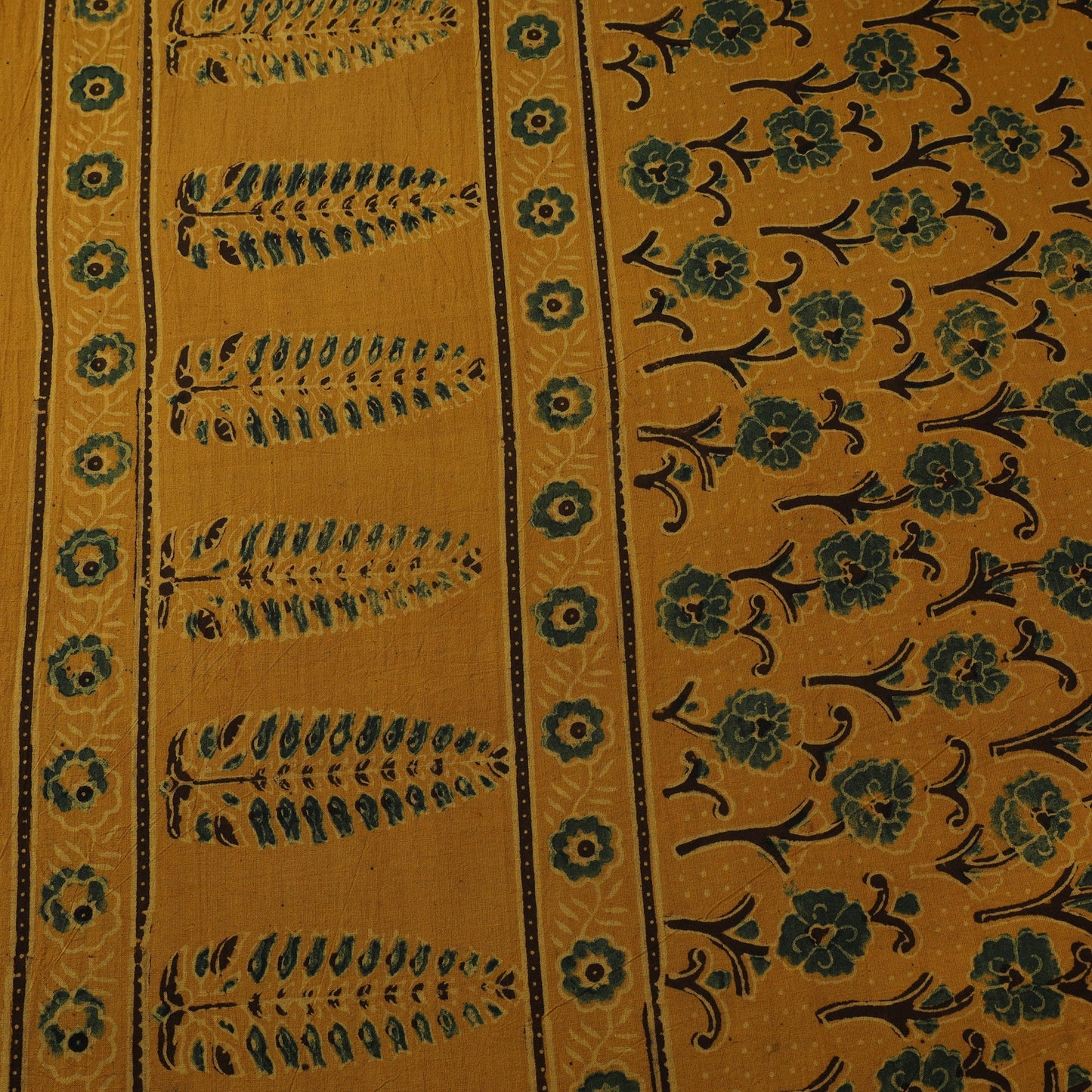 Natural dyed hand cotton fabric 16 - handcrafted