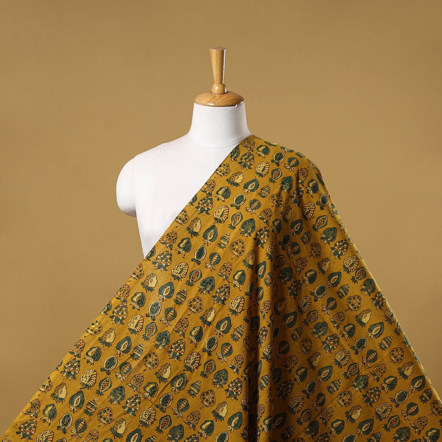 Natural dyed hand cotton fabric 20 - handcrafted