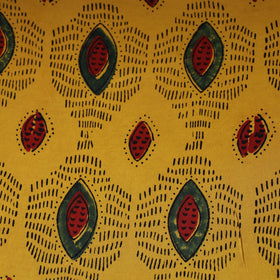 Yellow - natural dyed hand modal silk fabric 15