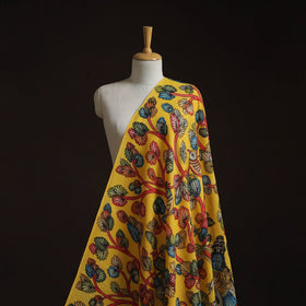 Natural dyed handloom chanderi silk handpainted