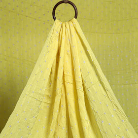 Yellow - natural dyed kutch tie-dye modal silk bandhani