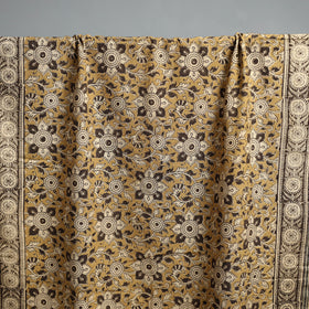 Natural dyed pedana kalamkari printed handloom cotton towel