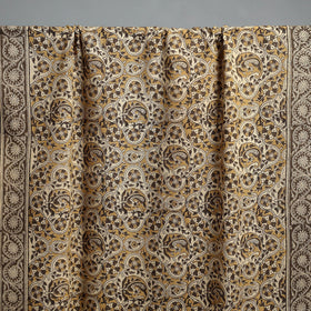 Natural dyed pedana kalamkari printed handloom cotton towel