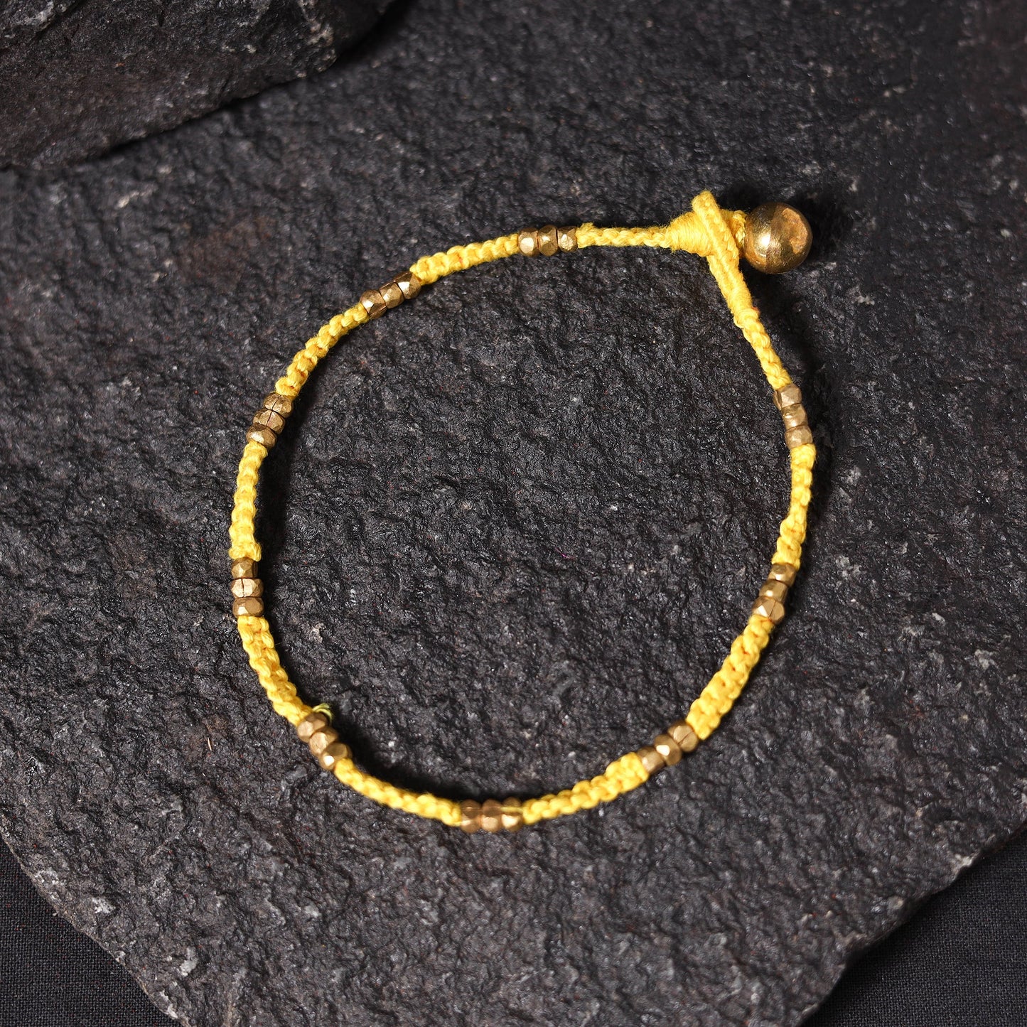Odisha Dokra Threadwork Tribal Anklet 