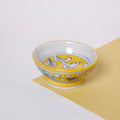  Yellow Original Blue Pottery Ceramic Bowl