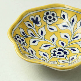  Yellow Original Blue Pottery Ceramic Bowl