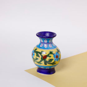  Original Blue Pottery Ceramic Vase 