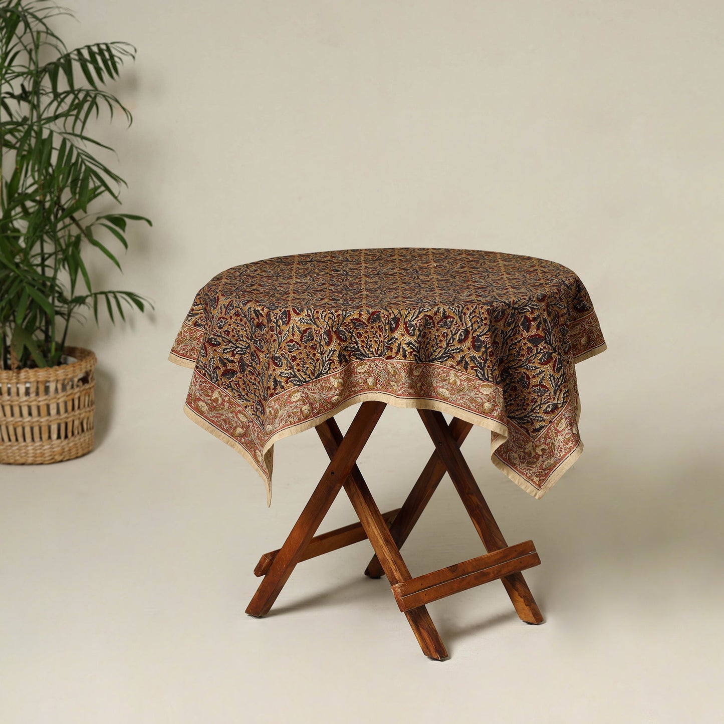 Yellow - original pedana kalamkari natural dyed cotton