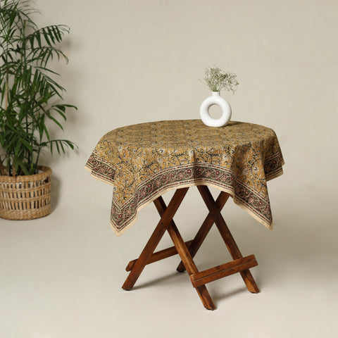 Yellow - original pedana kalamkari natural dyed cotton