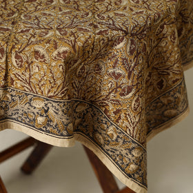 Yellow - original pedana kalamkari natural dyed cotton