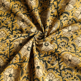 Buy Yellow Original Pedana Kalamkari Block Printed Cotton Table Cover