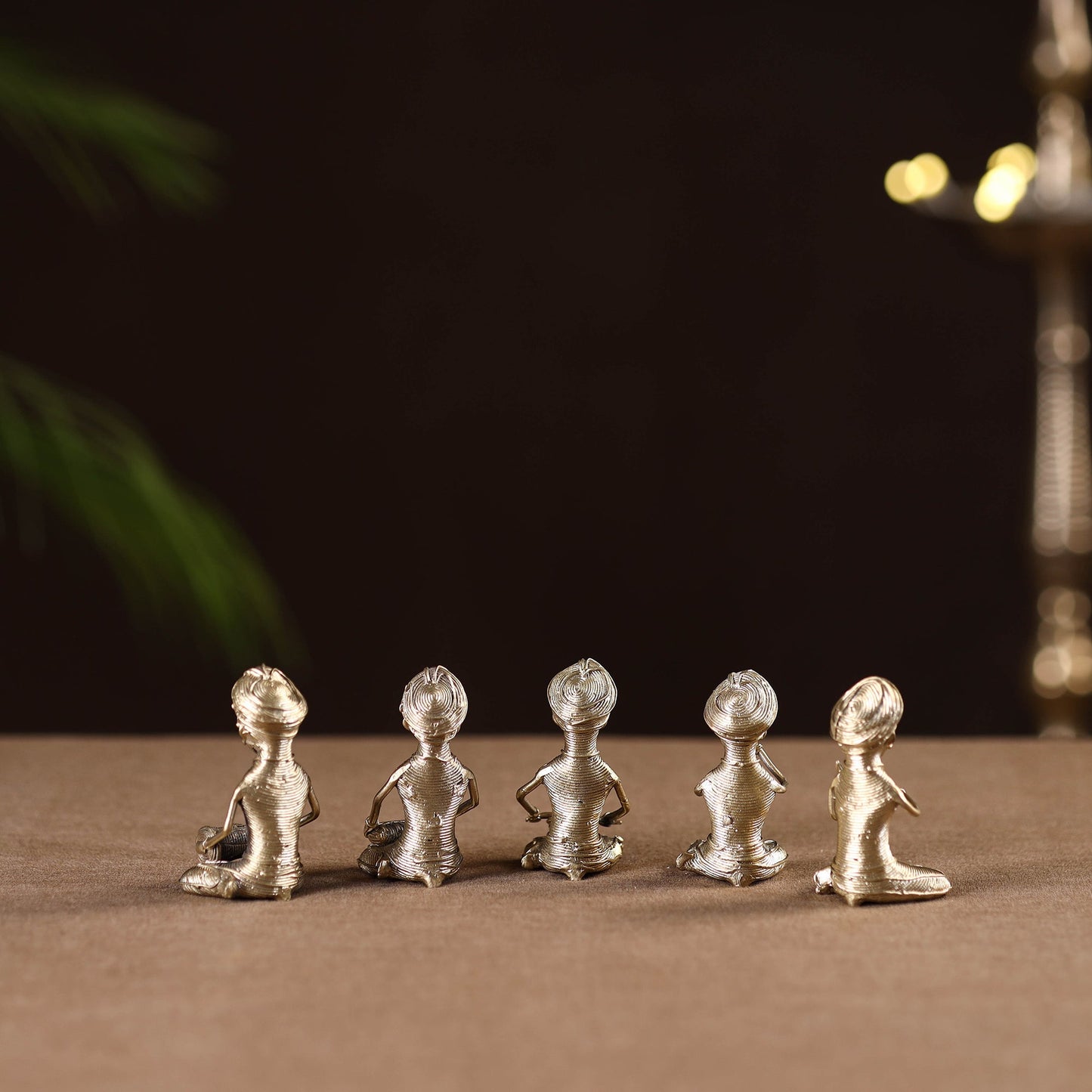 Pagdi musician - tribal odisha dokra handmade home decor