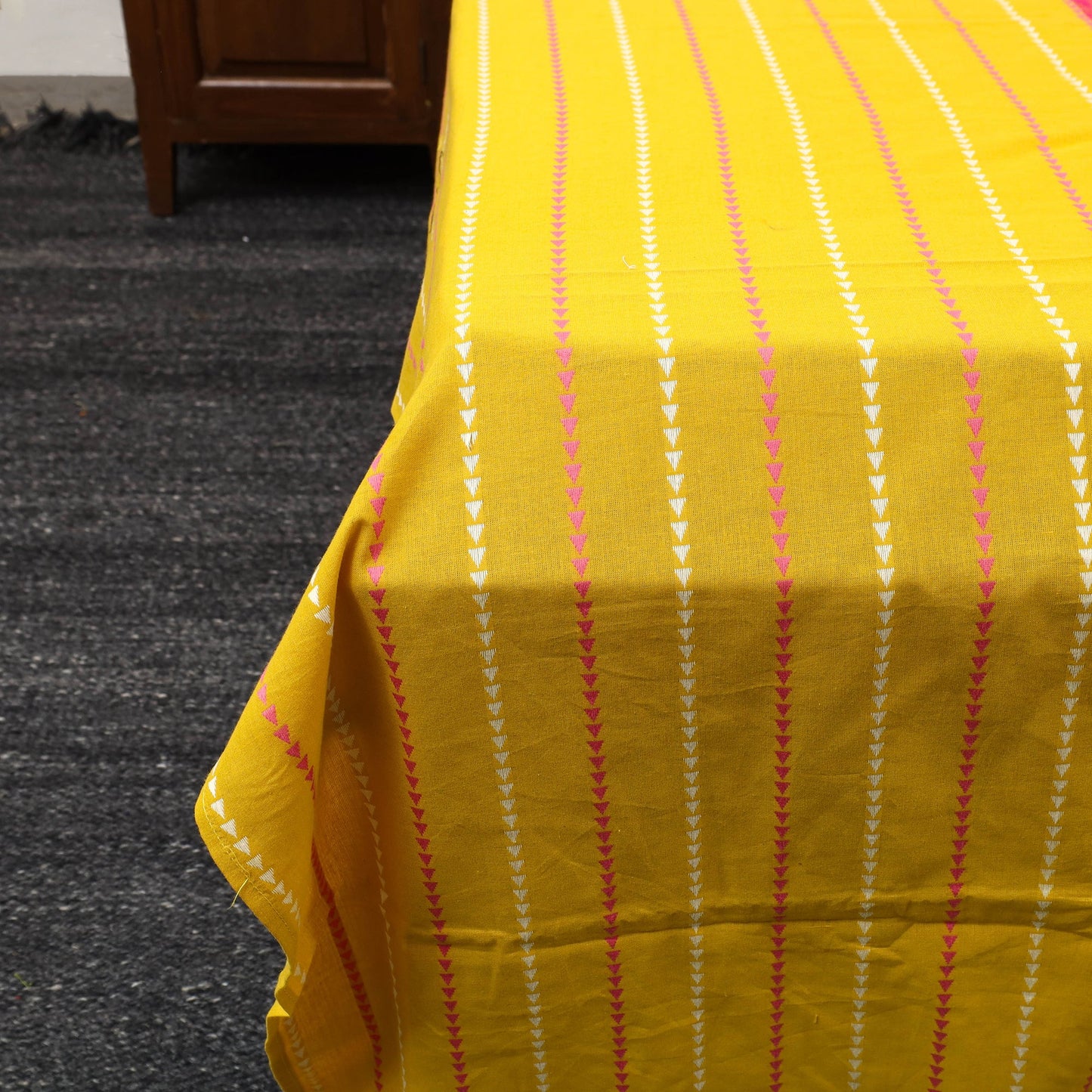 Buy Patchwork Cotton Double Jacquard Bed Sheet Set