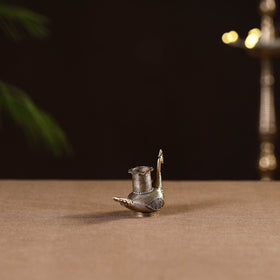 Peacock - tribal odisha dokra handmade candle stand 11