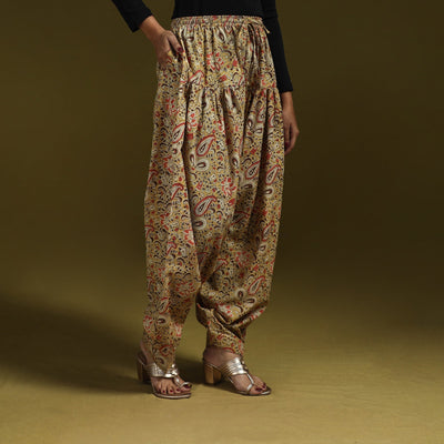 Pedana hand natural dyed cotton kalamkari salwar 08