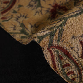 Yellow - pedana handwoven wool natural dyed kalamkari