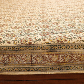 Pedana Kalamkari Block Printing Cotton Double Bed Cover 