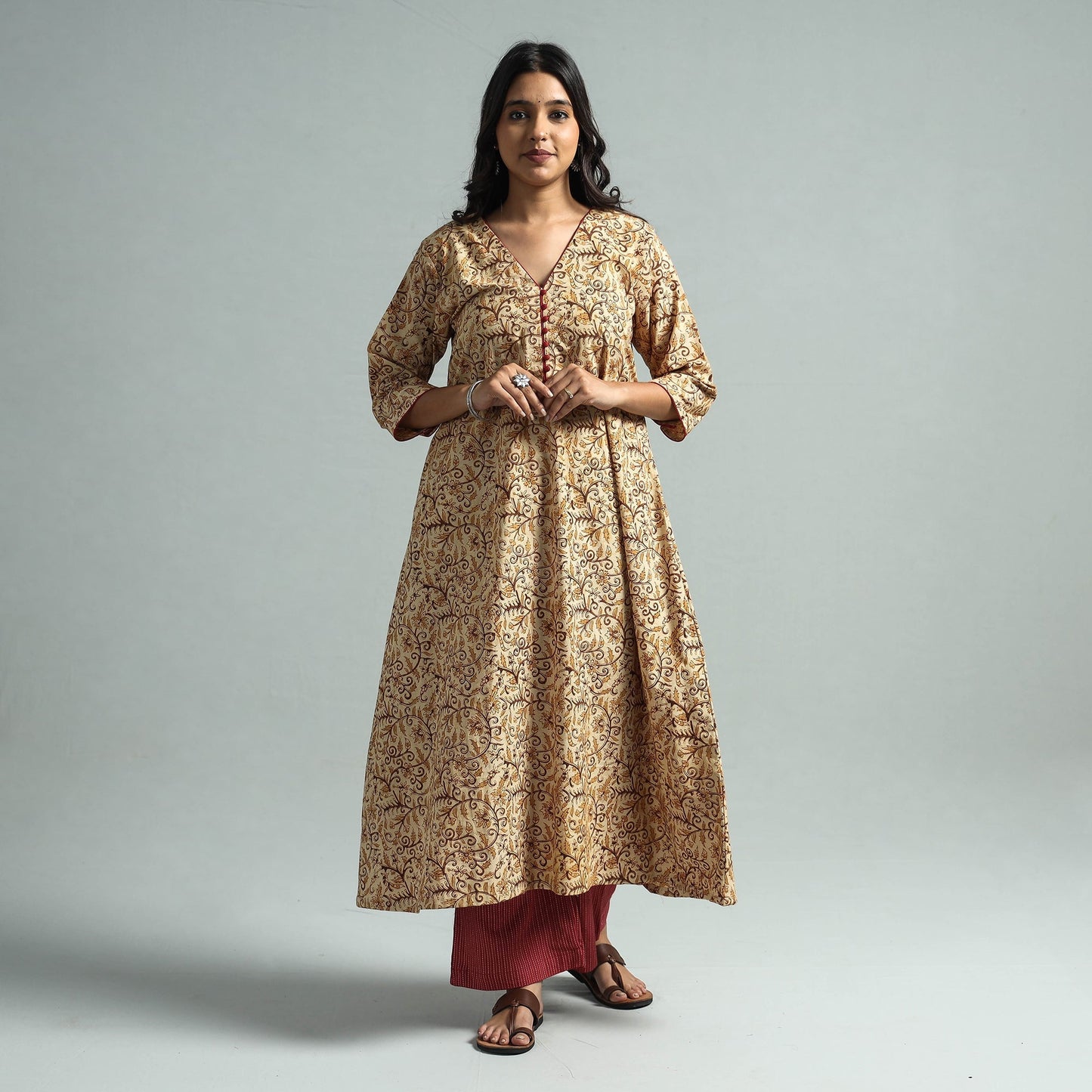 Kalamkari Kurta with Palazzo Set