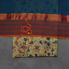 Pedana kalamkari cotton 2pc unstitched dress material