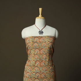 Pedana kalamkari hand block print natural dyed cotton 2pc