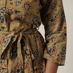 Buy Pedana Kalamkari Block Printed Cotton Dress 12 Online at iTokri.com