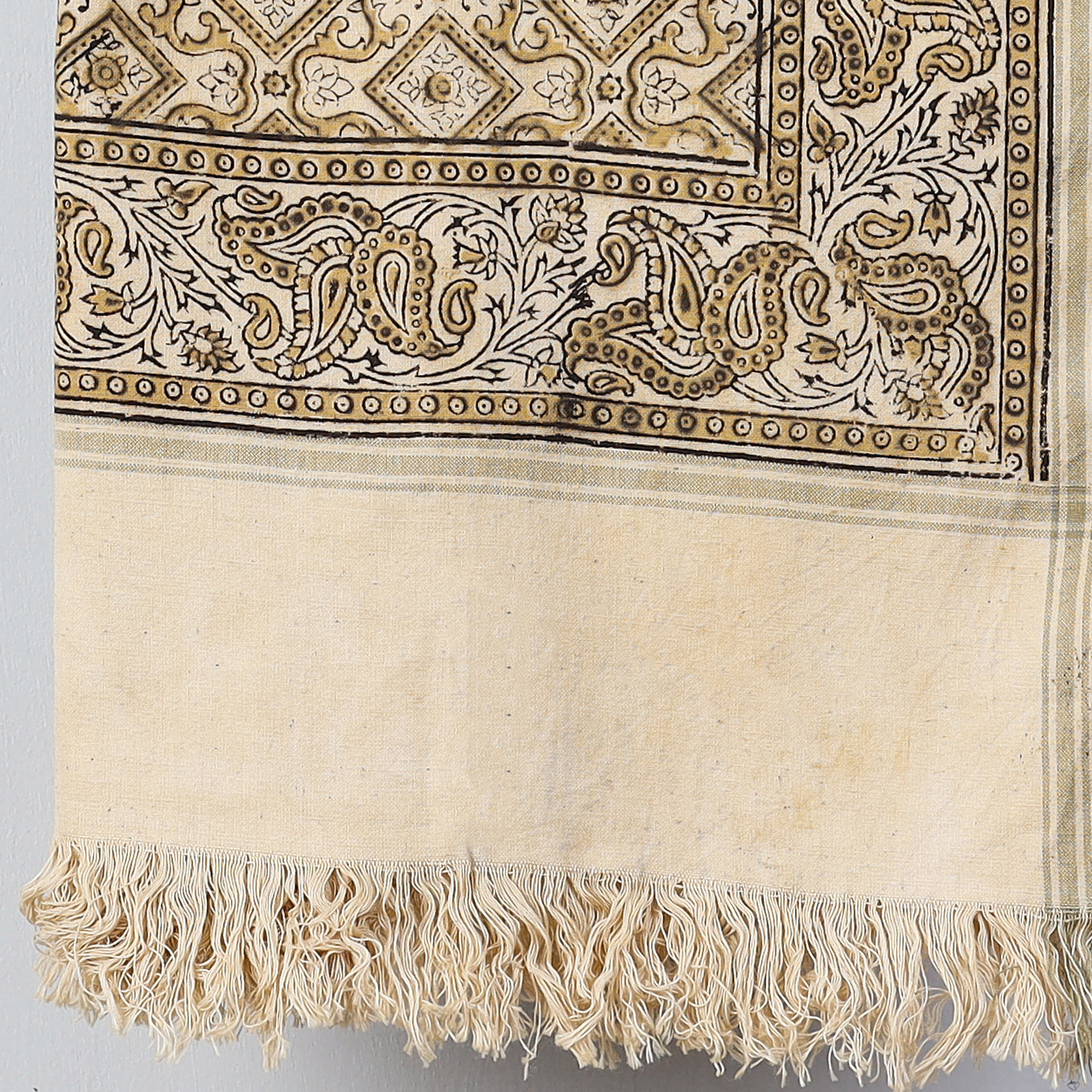  Pedana Kalamkari Block Printed Handloom Cotton Towel 